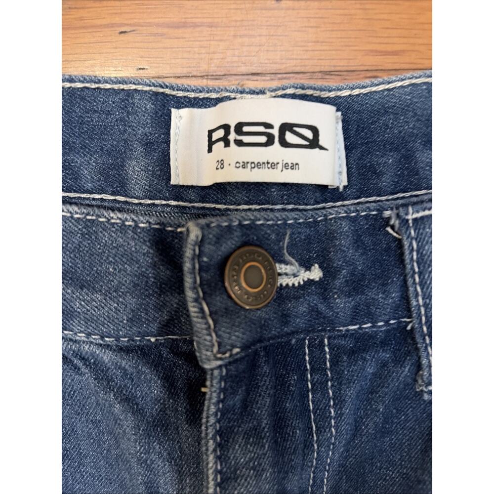RSQ Womens 28 Blue Carpenter Jeans - Picture 3 of 5